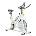 thumbnail image 3 of Exercise Bike, Stationary Bike with LCD Display & Tablet Stand, 4-Way Adjustable Seat, 2-way Non-slip Handlebars, Indoor Cycling Bike Trainer For Home Gym, 3 of 9