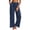 Blue, variant on Women's Soft Comfortable Yoga Pants Elastic Waist Pockets Athletic Activewear Workout Gym Fitness Running Fall Winter Coffee XL(XL)