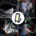 thumbnail image 4 of Luz de trabajo recargable, luz de trabajo LED portátil para acampar, luz de trabajo de construcción giratoria de 180°, puerto USB, base magnética IPX4, para automóviles, pesca, iluminación, 4 of 5