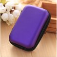 thumbnail image 1 of Storage Bag Travel Organizer Case Box for Digital Gadgets USB Cable Earphone Accessorries purple, 1 of 7
