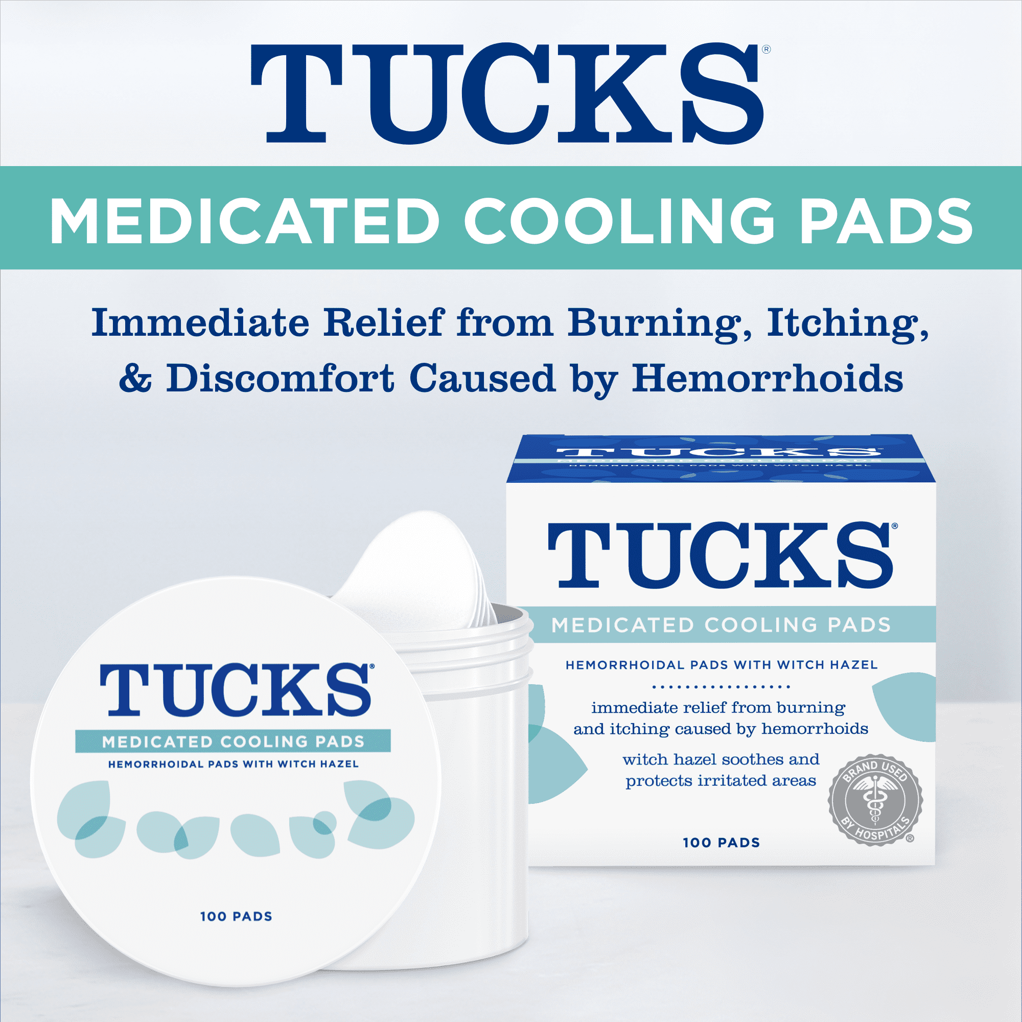 TUCKS Medicated Cooling Hemorrhoid Pads - 100 Count in Nepal at NPR ...