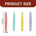 thumbnail image 3 of Beauty Tools Tweezers For Eyebrows Slant Tip And Pointed Eyebrow Tweezer Set Great Precision For Eyebrows Facial Hair Hair Splinter Blackhead And Tick Remover, Beauty Tools for Women, 3 of 8