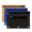 Black,Blue,Orange-3pcs, variant on Three-hole Oxford Cloth Pencil Case Dan Layer Mesh Large Capacity Black Zipper