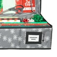thumbnail image 3 of Hold N' Storage Wrapping Paper Storage Container. Fits up to 27 Rolls 1.37" Diam. Gray with White Snowflakes, 3 of 9