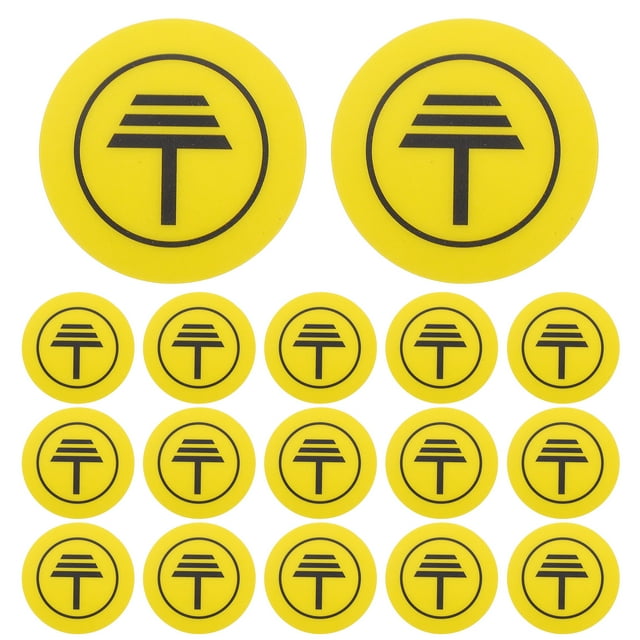 KAKOWELY wire tags labels 50pcs Electric Grounding Alert Signs Reflective Warning Tags for Power Strip Tower Grounding Rods Electrical Panels Warning Signs
