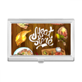thumbnail image 1 of Meat Store Barbecue Steak Business Card Holder Case Pocket Box Wallet, 1 of 3