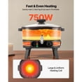 thumbnail image 3 of Wax Melter For Candle Making, 10.6 Qts, Fast And Even Heating, With Easy Pour Spout And Temp Digital Display, Hourglass Base For Non-Stick Smooth Flow, Wax Melting Pot For Making Candles Soaps, 3 of 10