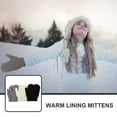 thumbnail image 4 of 3 Pairs Women’s Winter Gloves Warm Lined Mittens Soft Cozy Cold Weather Gloves for Outdoor and Daily Use, 4 of 6