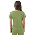 thumbnail image 2 of Adar Pro Scrubs For Women - Sweetheart V-Neck Scrub Top - P4210 - Spring Leaf - XS, 2 of 7