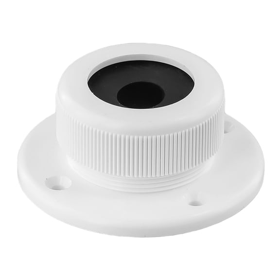 ABS Tight Cable Pass Thru Outlet with Threaded Design for Boats Marine Use Water Resistant Bulkhead Cable Management Solution