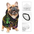 thumbnail image 3 of Sikiie Mardi Gras Surface Dog Hoodie,Dog Clothes,Dog Sweatshirt ,Dog Shirt, Dog Clothes for Puppy Kitten Small Dogs Cats-Small, 3 of 7