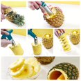 thumbnail image 4 of Descorazonador de piña Newness de acero inoxidable con hoja reforzada, 4 of 9