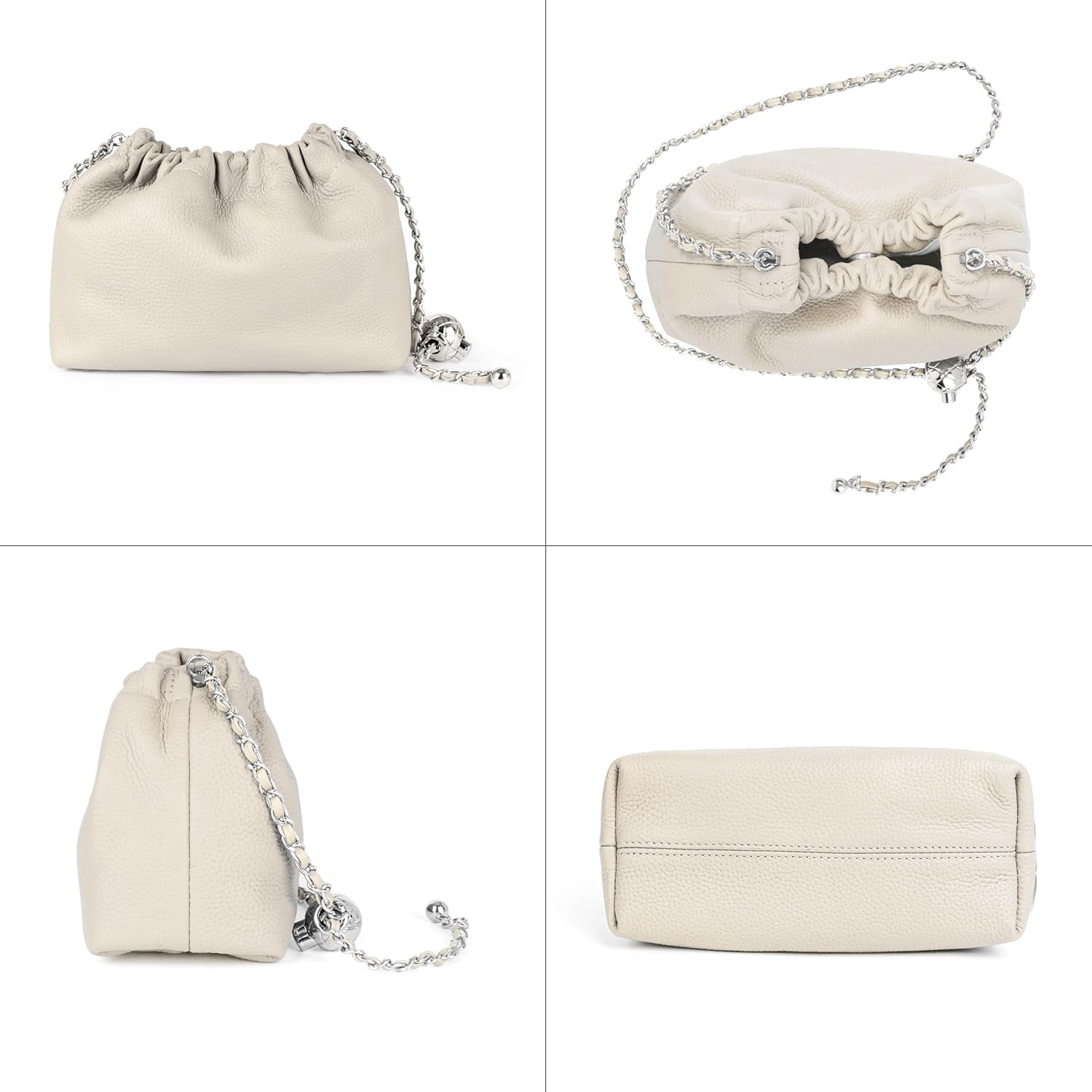 Small Crossbody Bag For Women Trendy.Dumpling Bag Clutch Purse For Women Evening Bag Cloud Purse Vegan Leather Hobo Bag