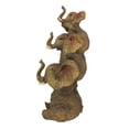 thumbnail image 2 of Comical Stacked No Evil Elephant Trio Statue, 2 of 4