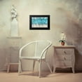 thumbnail image 4 of Pearce, Allison 14x10 Black Modern Framed Museum Art Print Titled - Teal Whisper, 4 of 5