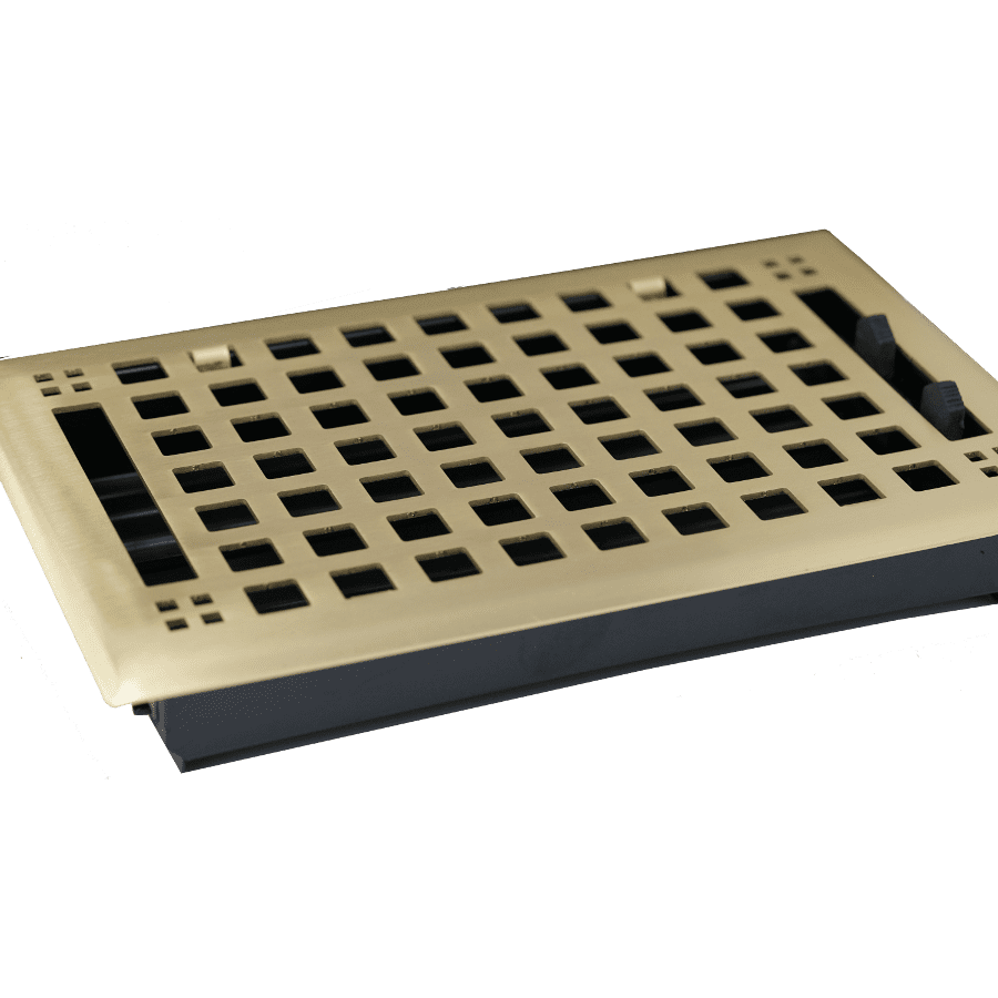 Madelyn Carter Artisan Brushed Brass Floor and Wall Wall and Floor Vent