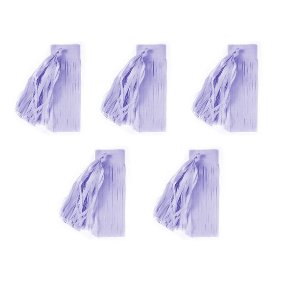 Bearachild Guirnalda de borlas fucsia vibrante para decoraciones de fiestas, cumpleaños y bodas, compacta y ligera Kits de decoración para fiestas Púrpura, tipo 19 14 pulgadas