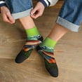 thumbnail image 3 of Naloa Tree Frog Ankle Socks for Women Non Slip Socks No Show Socks Classic Low Cut Casual Socks Casual Socks, 3 of 7