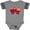 Football Heather and Smoke, variant on Inktastic Valentine Fire Truck Heart Bear Boys or Girls Baby Bodysuit