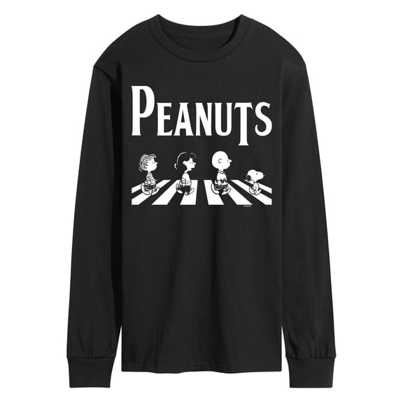 Peanuts - Crosswalk- Men's Long Sleeve Graphic T-Shirt Long Sleeve Graphic T-Shirt