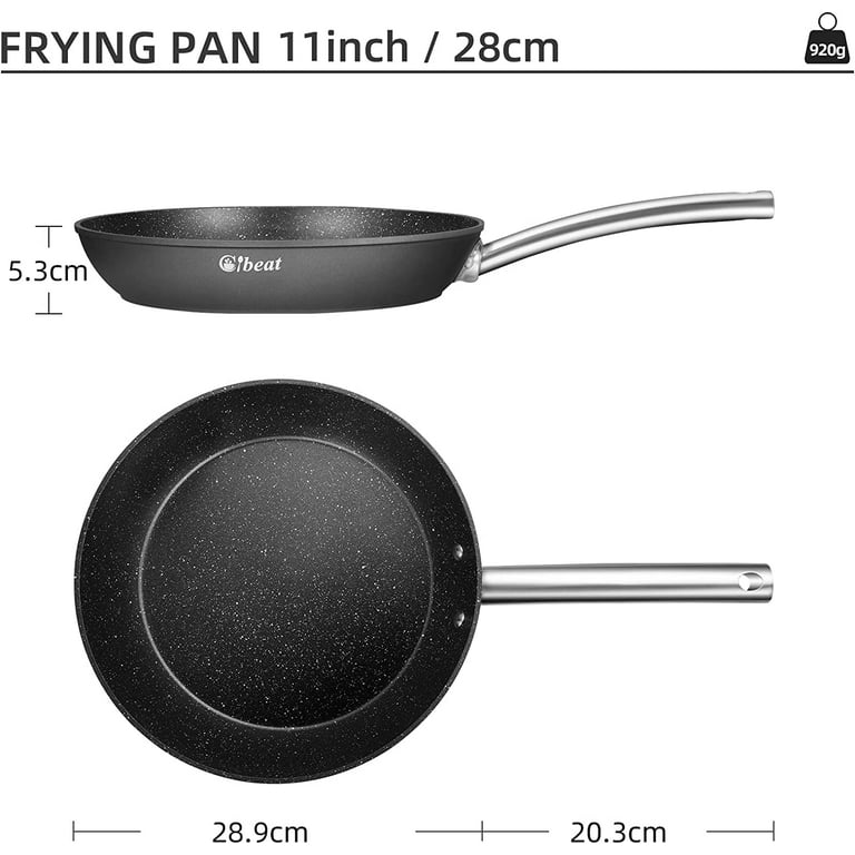  SENSARTE 11 Inch Nonstick Frying Pan Skillet Omelette