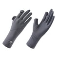 thumbnail image 3 of harayaa Sun Protection Gloves for Women Cooling Sun Gloves for Outdoor Fishing Beach Dark Gray, 3 of 9