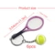thumbnail image 5 of Naiovety 6 piezas simulación raqueta de tenis llaveros deporte moda colgante decoración llavero accesorios esposa verde Decoración del hogar Púrpura Naiovety HA011953-05, 5 of 5