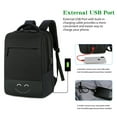 thumbnail image 4 of Techprotectus 15.6" Laptop Backpack with USB Charging Port, Black, 4 of 10