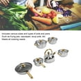 thumbnail image 4 of 6Pcs Pots and Pans Set, Rustproof Stick Proof Safe Multipurpose Stainless Steel Cookware Set for Home Kitchen Restaurant, 4 of 8