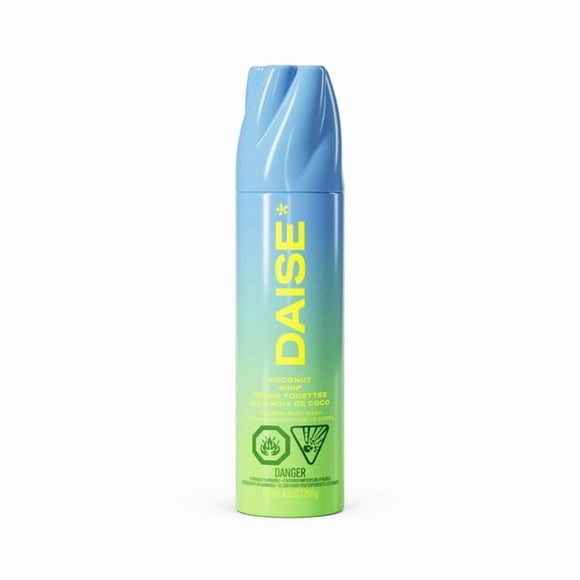 DAISE Gel Douche Moussant à la Noix de Coco Fouettée, Ultra Hydratant pour la Peau, 8,8 oz/250 g, Gel Douche, Nettoyant pour le Corps, Douche