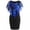 Dark Blue, variant on Azrian Womens Dresses Summer Plus Size Fashion Solid Sleeveless Pullover Dress