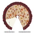 thumbnail image 2 of Sigee Wildflowers Vintage for Christmas Decoration Tree Skirt Christmas Plaid Tree Skirt,Christmas home decor Holiday Tree Skirt Fits TChristmas Tree-30", 2 of 6