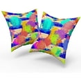 thumbnail image 2 of GZHJMY Abstraction Throw Pillow Cover Splash Ink Graffiti Pillowcase Colorful Background Decoration Square Pillow Case for Home Sofa Bedroom Living Room Cushion Cover18*18, 2 of 7