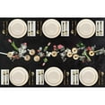 thumbnail image 5 of Crown Display™ 200 Piece Ivory And Gold Rimmed Disposable Plastic Plates For Party And Cutlery Set - Service For 40, 5 of 5