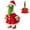 Style 21, variant on Hawaiian Porch Goose Outfit Summer Porch Goose Outfit Fits 23" Statue with Swimming Ring for Cement Yard Decor