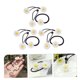 thumbnail image 5 of IDEANATEGRATE 9Ud Accesorios De Elásticos Con Daisy Para Peinados Con Toque, 5 of 8