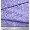 thumbnail image 2 of Soimoi Purple polyester Crepe Fabric Uneven Dots Print Fabric by the Yard 52 Inch Wide, 2 of 5