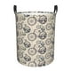 thumbnail image 1 of Balery Compass And Mountains In Bicycle Wheels Cesta de ropa redonda con asas, impermeable, independiente, para ropa, juguetes, dormitorio y familia-Medium, 1 of 6