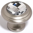 thumbnail image 5 of Alno C211-CLR/BRZ Solid Brass 1 1/4" Luxury Designer Swarovski Crystal Mushroom Cabinet, 5 of 6