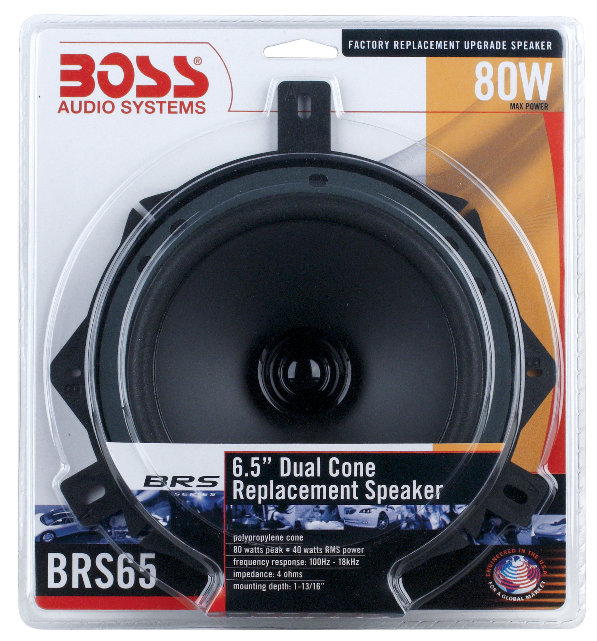 BOSS Audio Systems BRS65 6.5” Replacement Car Speaker, 80 Watts, Full Range - image 4 of 11