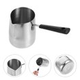 thumbnail image 2 of Miangastore Greek Coffee Warmer Turkish Coffee Makers Pots Brewing Coffee Pot Stainless Steel Milk Warmer Pots for Chocolate Heatings 600ml, 2 of 9