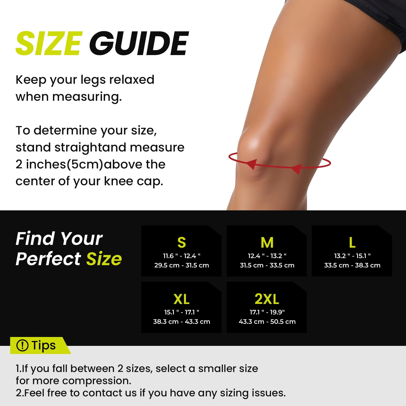 Bukihome Knee Brace Support with Gel Pads & Side Stabilizers, Adjustable Compression for Pain Relief, Meniscus Tear, Arthritis, ACL, MCL. Ideal for Running, Working Out, Sports (Large)
