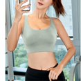 thumbnail image 5 of LISTHA Sports Bra High Impact Adjustable Criss Cross Back, Full Support for Large Bust No Bounce Light Gray XL, 5 of 5