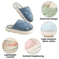 thumbnail image 3 of Pantoufles pour Hommes Chaussons d'Intérieur et d'Extérieur Chauds d'Hiver, 3 of 5