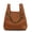 Brown, variant on Street Level Tote with Chain Detail, Black