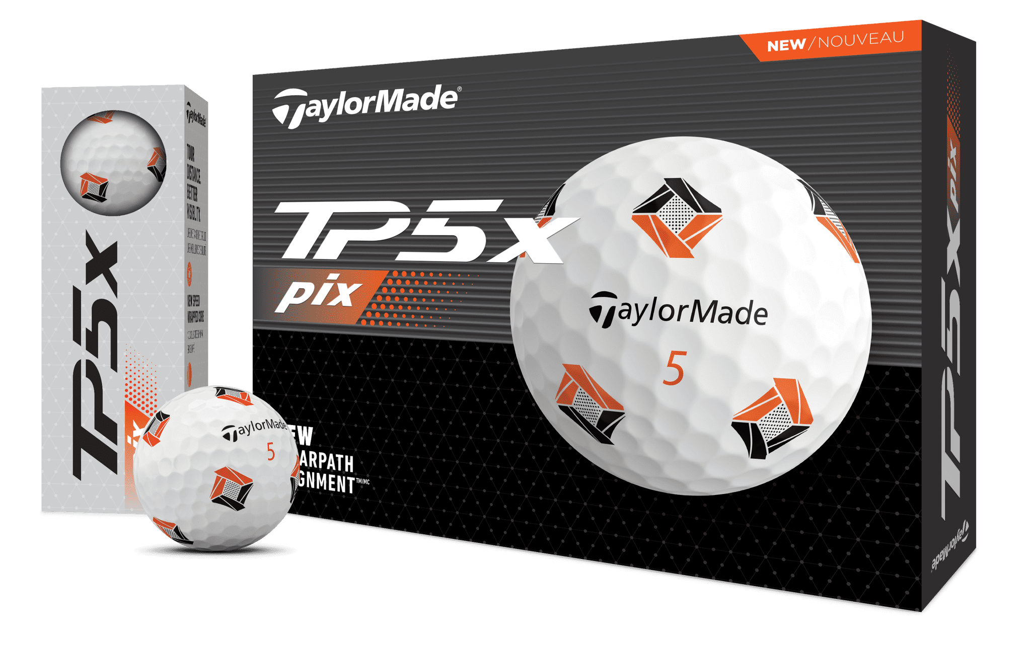 TaylorMade TP5X Pix Golf Balls