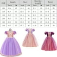 thumbnail image 7 of Girls Rapunzel Princess Dress Halloween Christmas Birthday Party Ball Gown With Accessories, 7 of 7