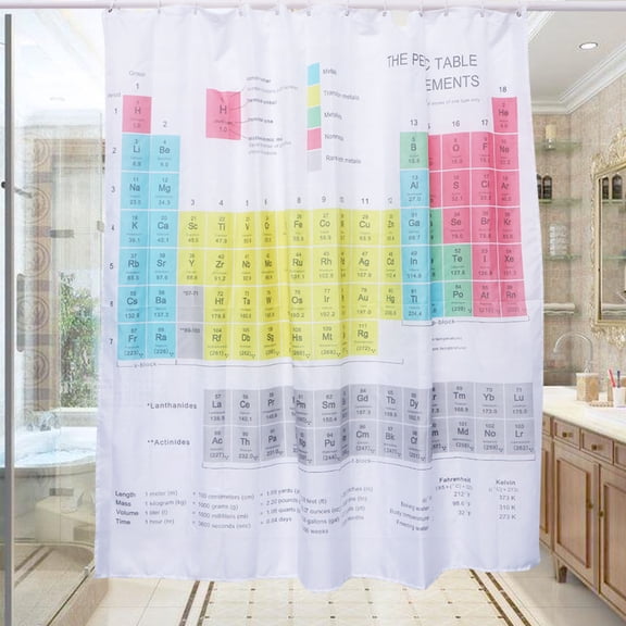 WHAMVOX  Digital Printed Shower Curtain for Durability Premium Polyester
