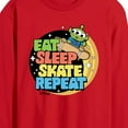 thumbnail image 2 of Disney - Toy Story - Eat Sleep Skate Repete - Men's Long Sleeve T-Shirt, 2 of 4