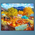 thumbnail image 2 of 5D DIY completo redondo taladro diamante pintura al aire libre otoño calabaza kit decoración del hogar JShteea El nuevo, 2 of 9